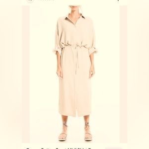 Max Studio Button Front Midi/maxi Shirt Dress
In Papyrus